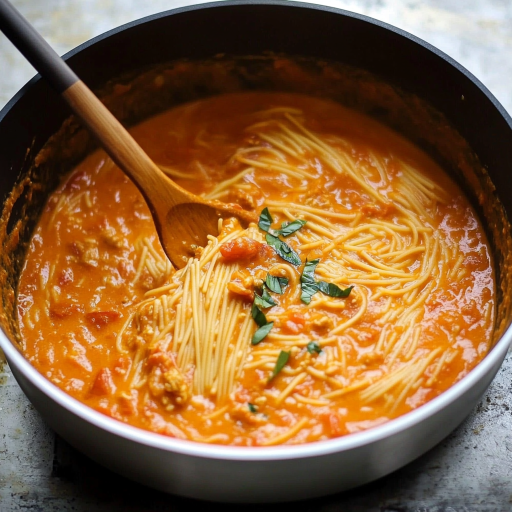 Easy One Pot Tomato Pasta