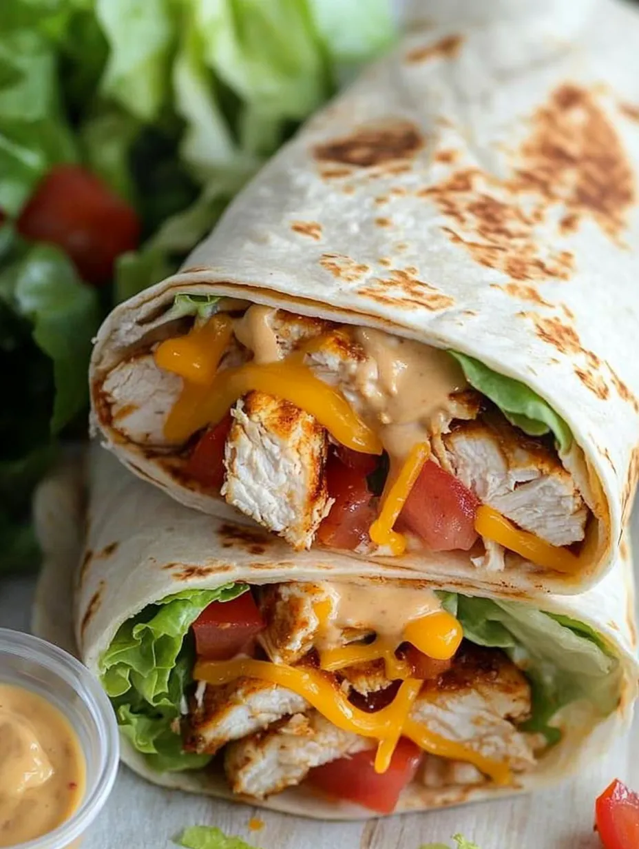 Cheesey Chipotle Ranch Grilled Chicken Burrito