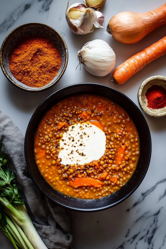 Carrot Lentil Soup