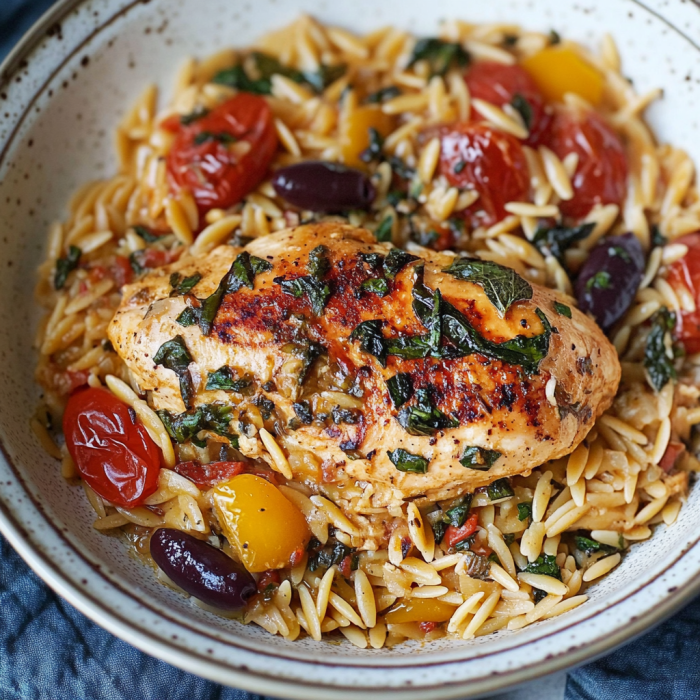 orzo chicken