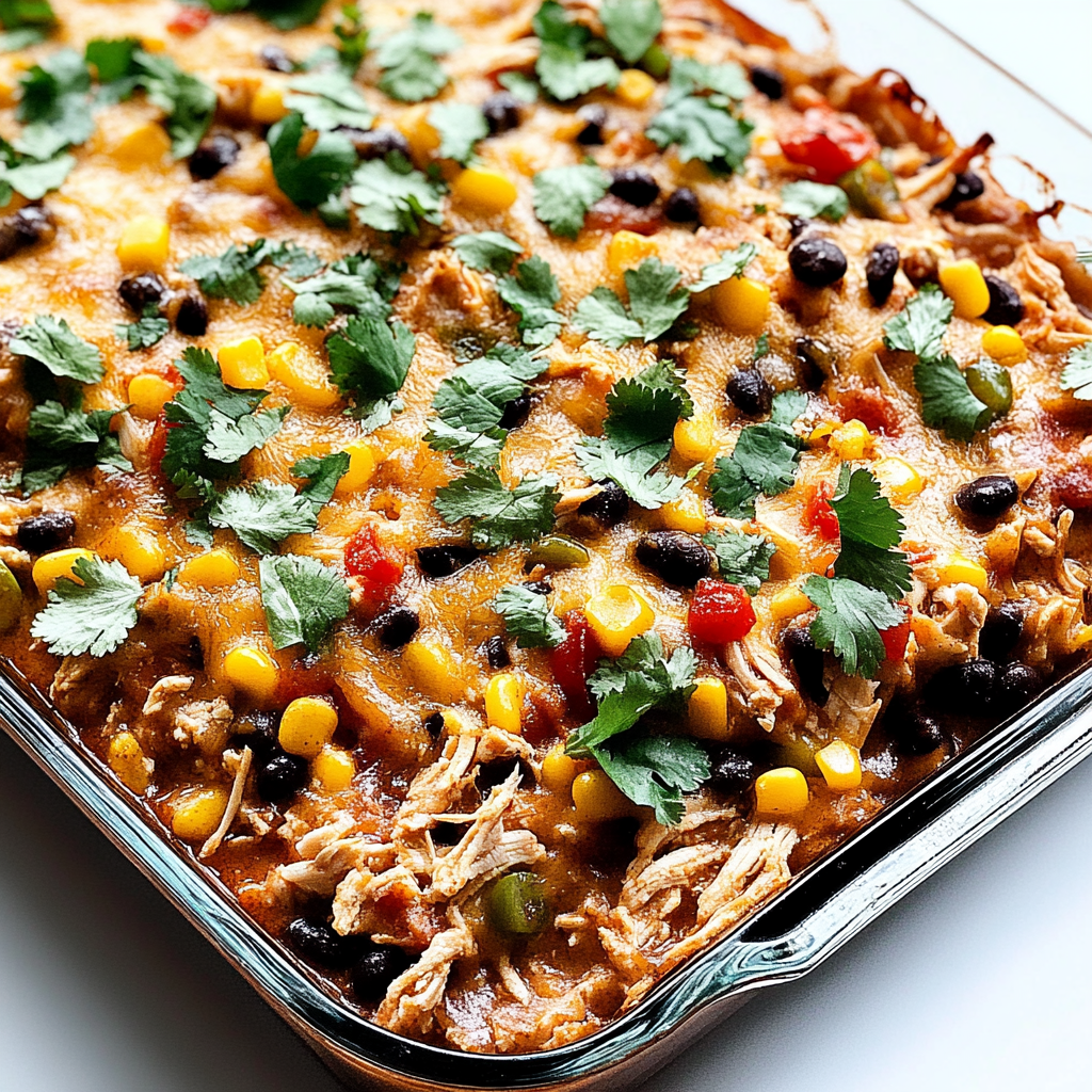 Chicken Burrito Casserole