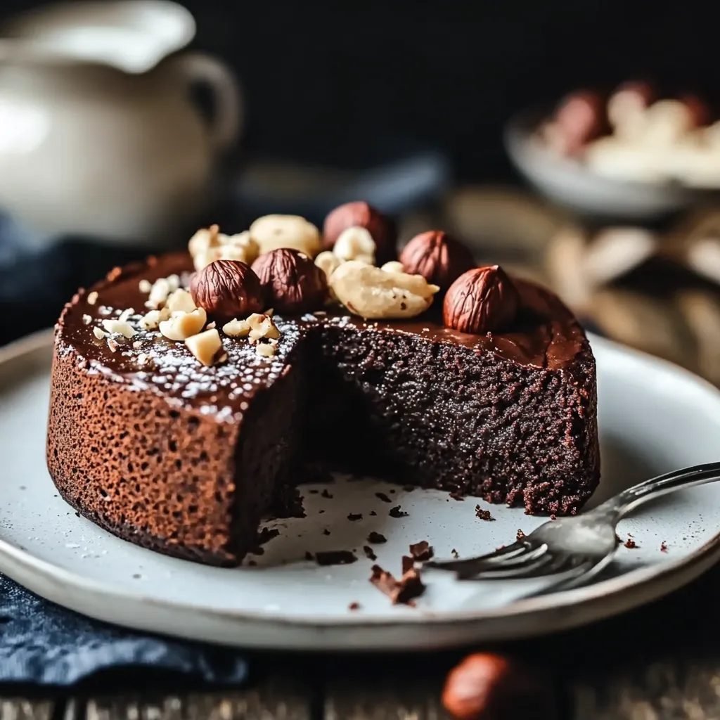 Flourless Chocolate Hazelnut Cake Recipe