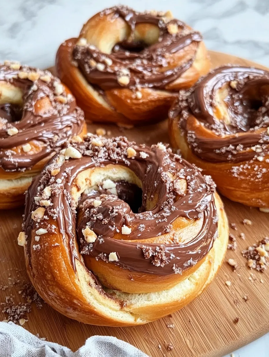 Nutella and Halva Babka Buns Recipe