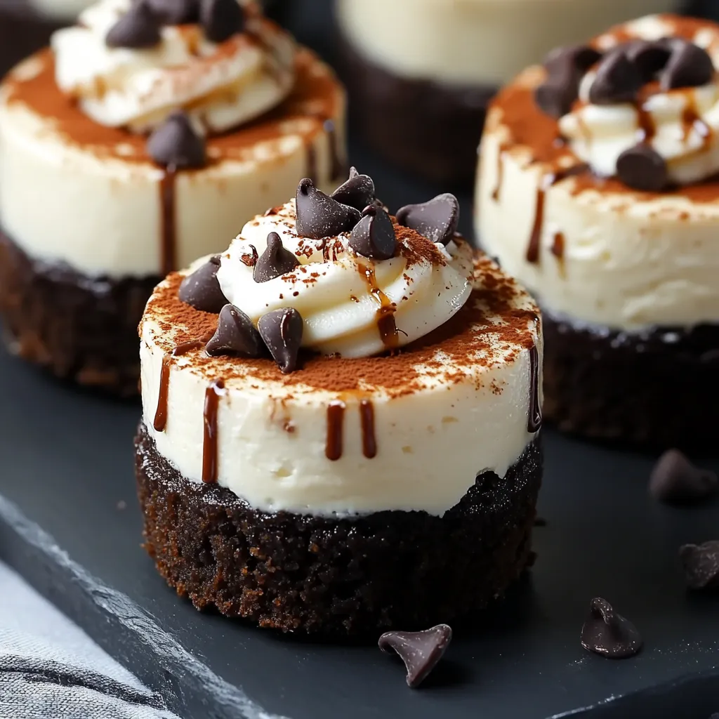 Mini Baileys Cheesecakes