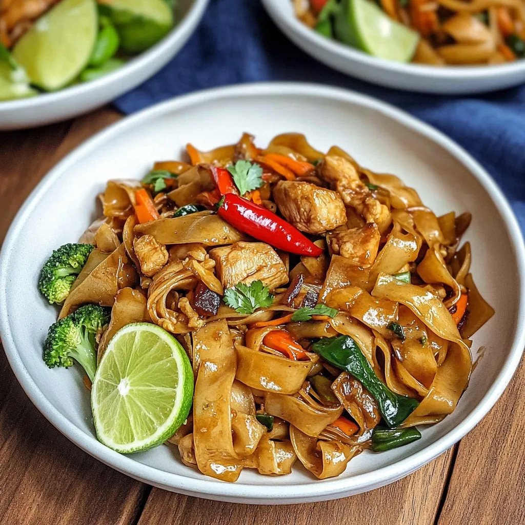 Easy Drunken Noodles Recipe