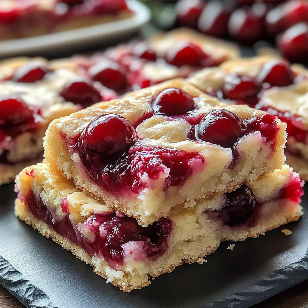 Cherry Pie Bars Recipe