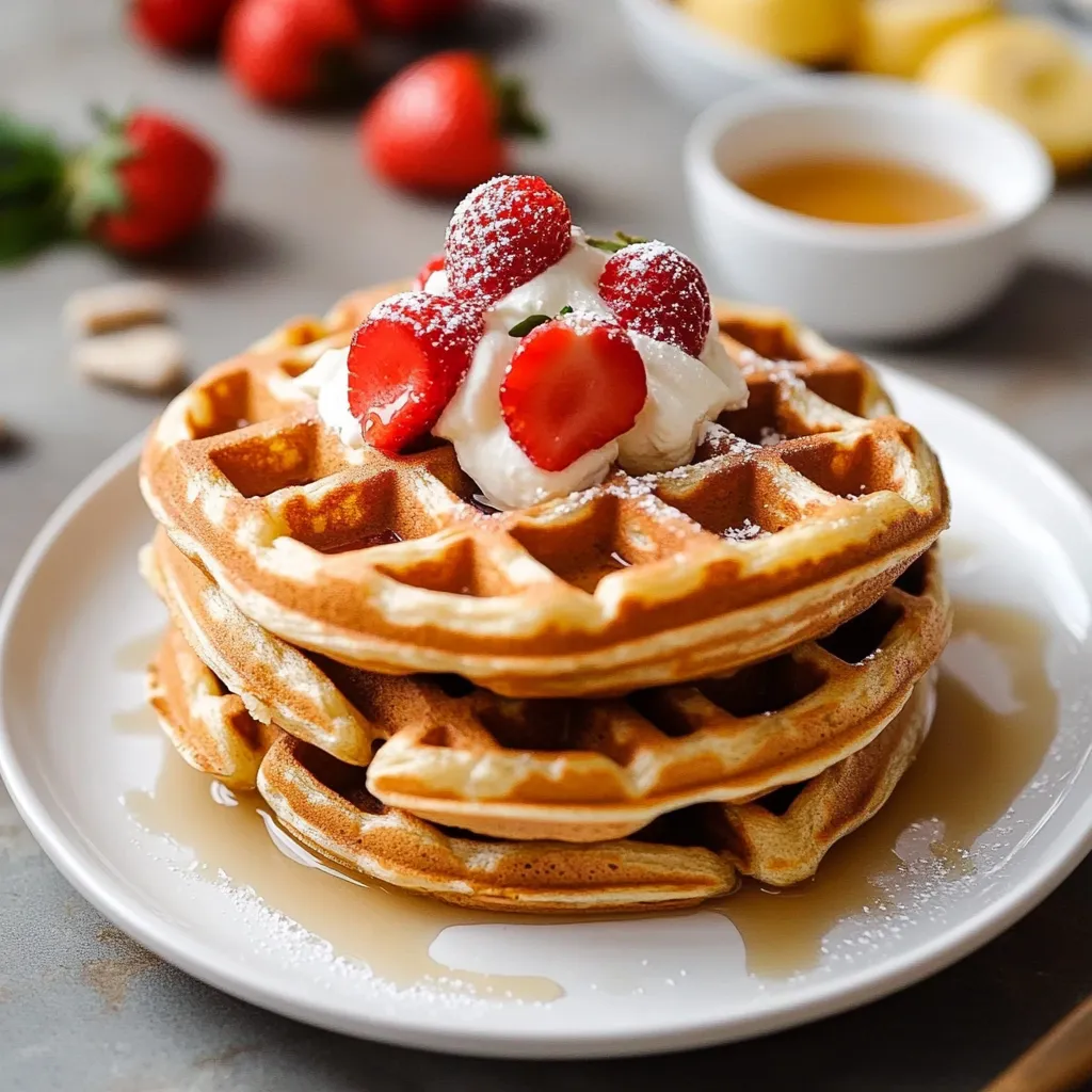 Waffles with Protein