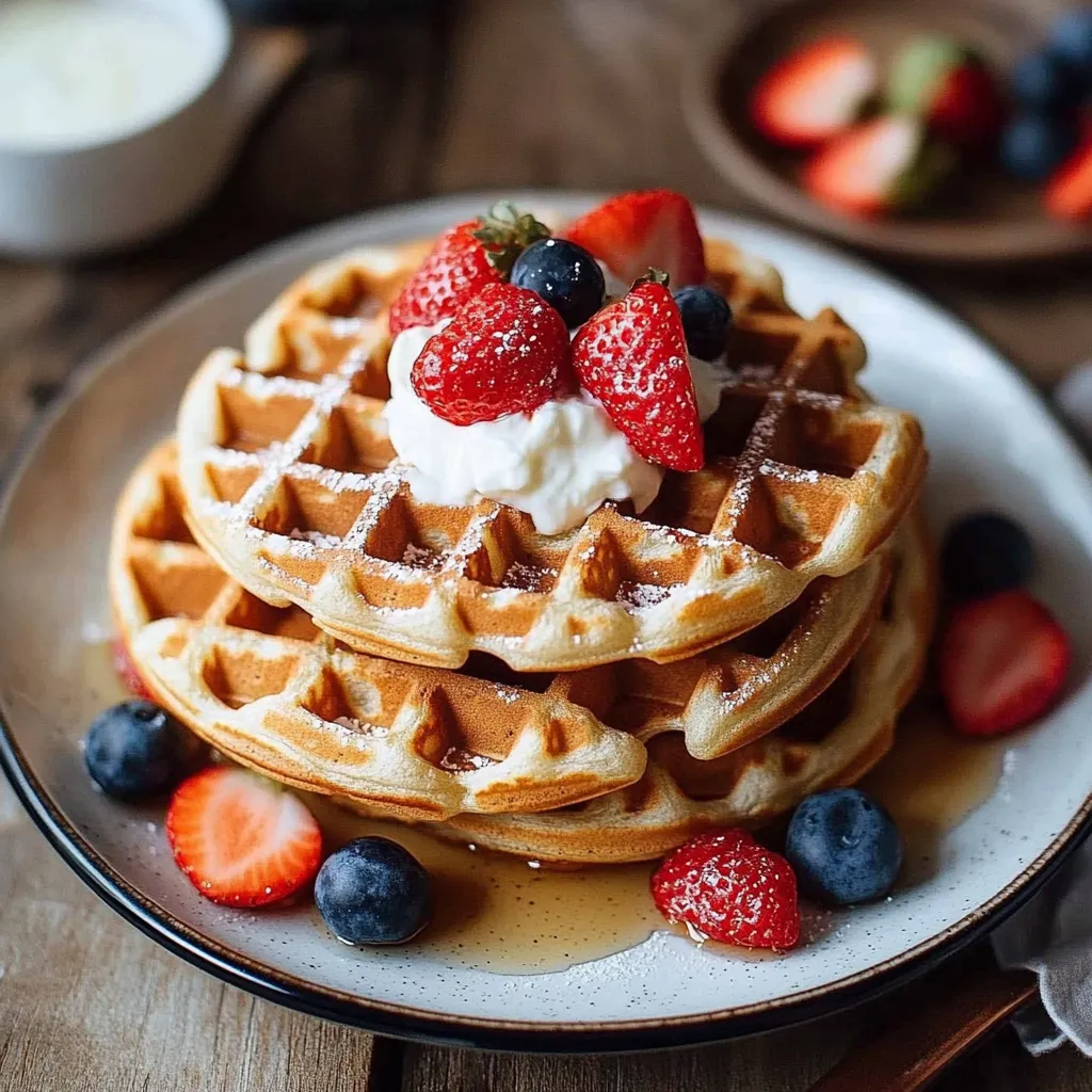 Homemade Protein Waffles Recipe