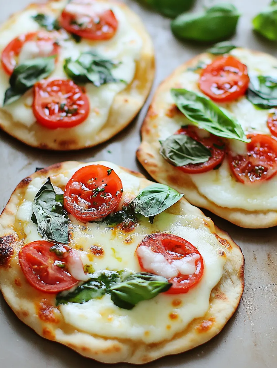 Easy Caprese Naan Pizzas Recipe