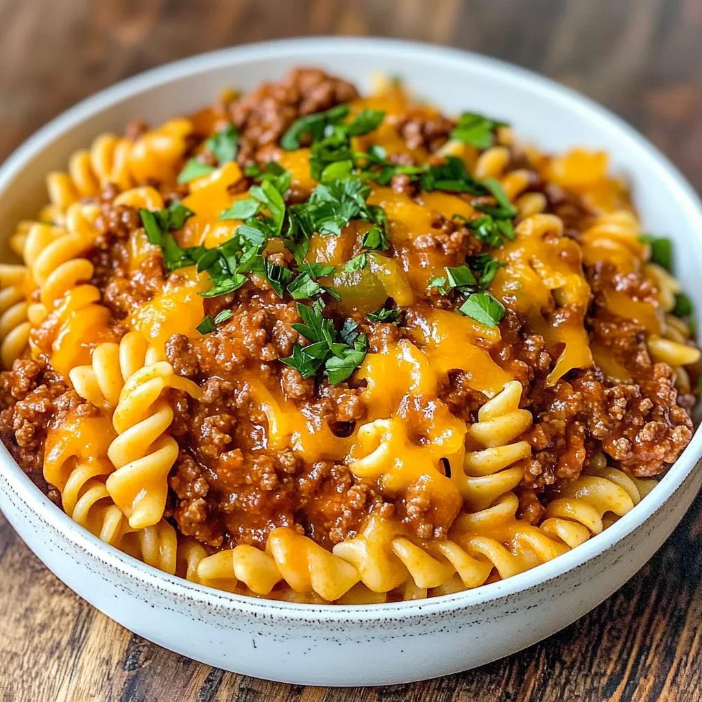 Sloppy Joe Casserole Recipe