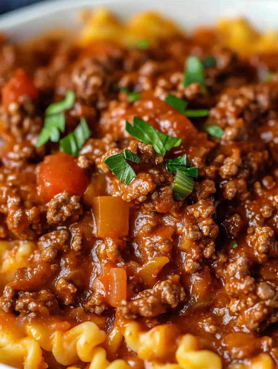 Sloppy Joe Casserole Recipe