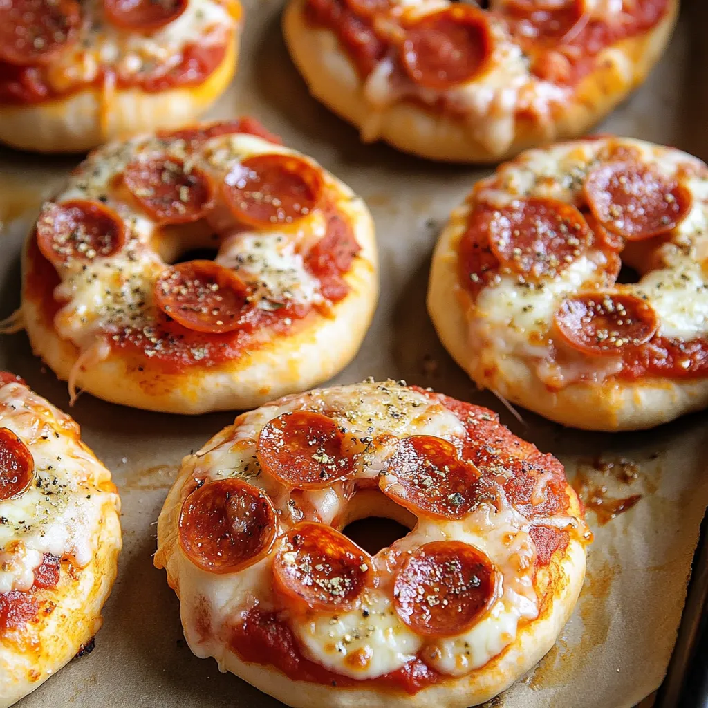 Easy Homemade Pizza Bagels