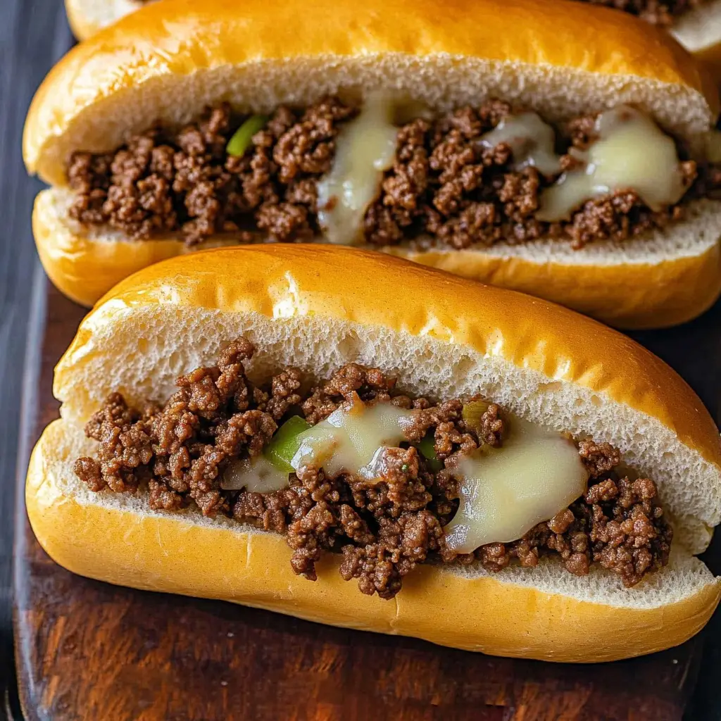 Ground Beef Philly Cheesesteak Recipe