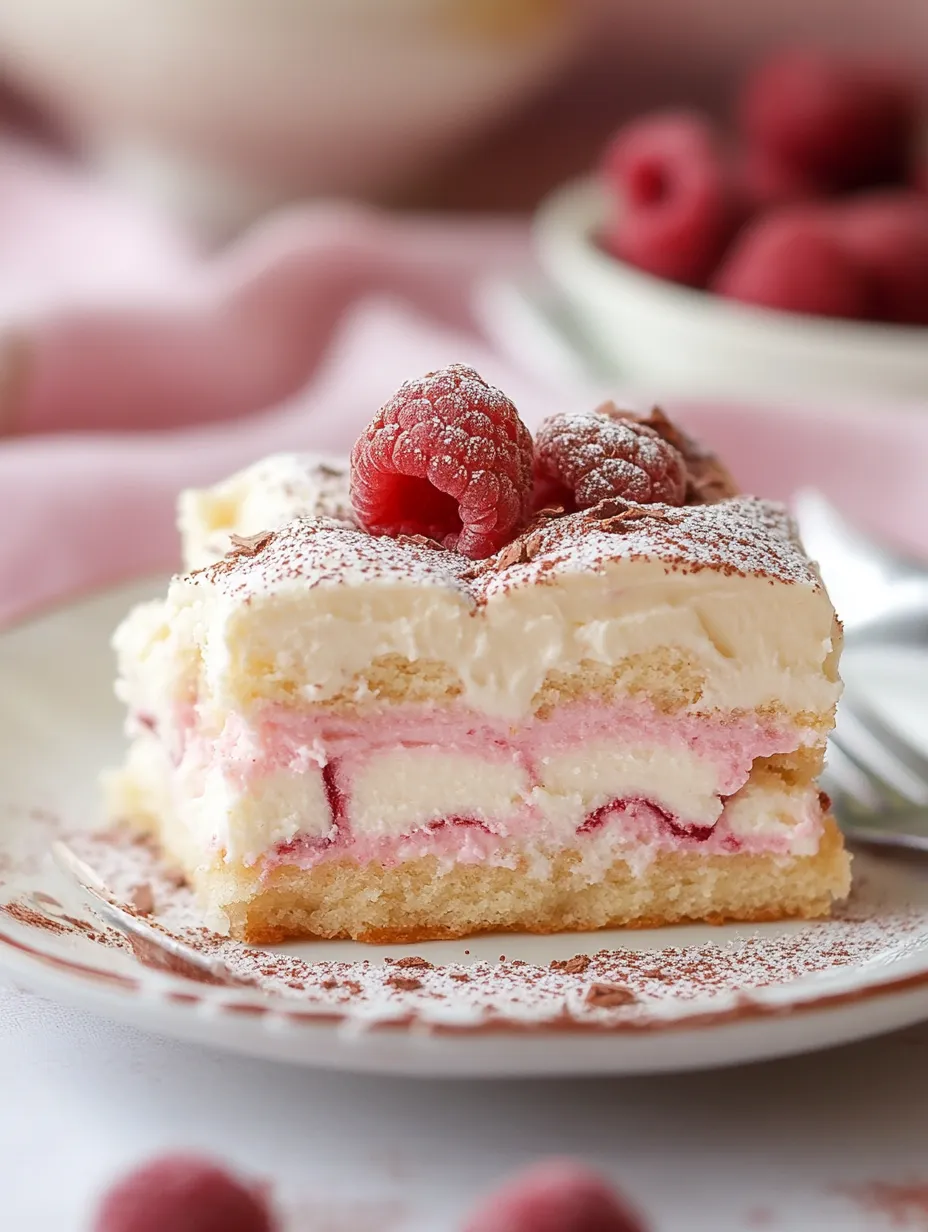 White Chocolate Raspberry Tiramisu Recipe