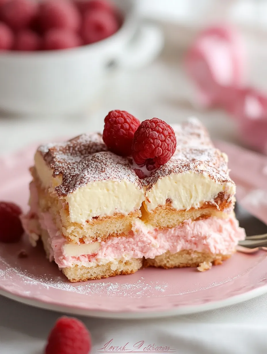 Easy White Chocolate Raspberry Tiramisu Recipe