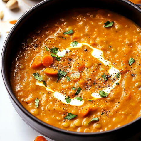 Carrot and Lentil Soup