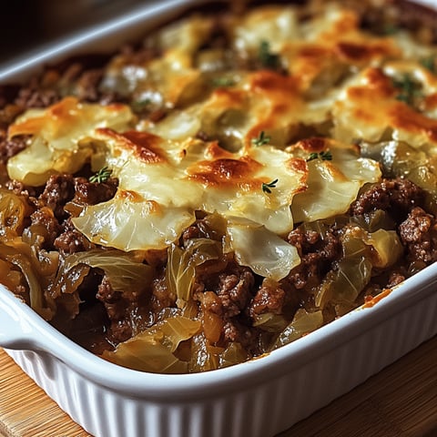 Cabbage Beef Bake