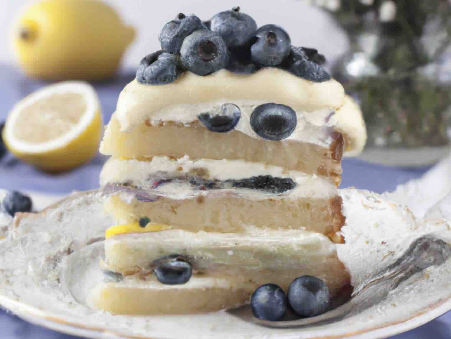 Lemon-Blueberry Torte