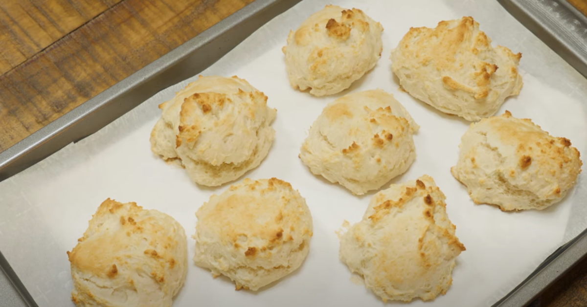 image of biscuits made by pancake mix