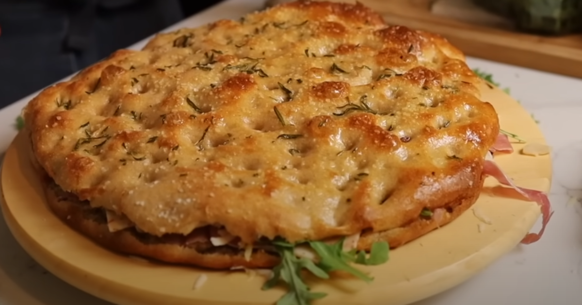 image of focaccia with pizza dough