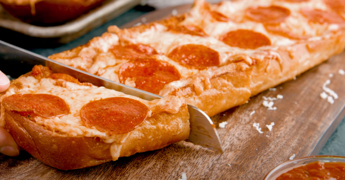 image of frensh bread pizza
